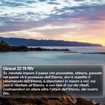 Giosué 22:19 RIV Bible Verse Image