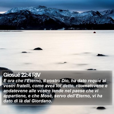 Giosué 22:4 RIV Bible Verse Image
