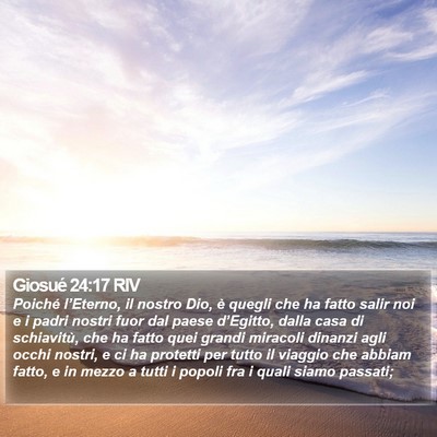 Giosué 24:17 RIV Bible Verse Image