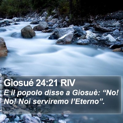 Giosué 24:21 RIV Bible Verse Image