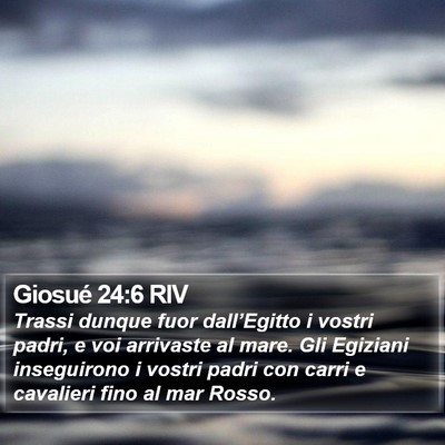 Giosué 24:6 RIV Bible Verse Image