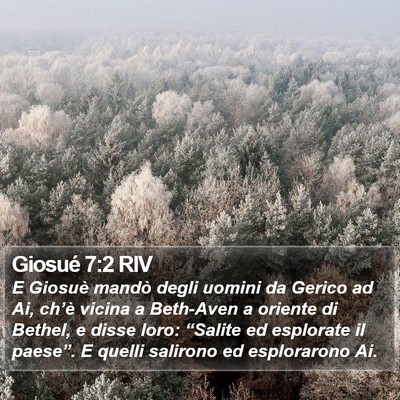 Giosué 7:2 RIV Bible Verse Image