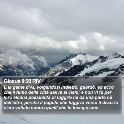 Giosué 8:20 RIV Bible Verse Image