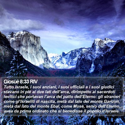 Giosué 8:33 RIV Bible Verse Image