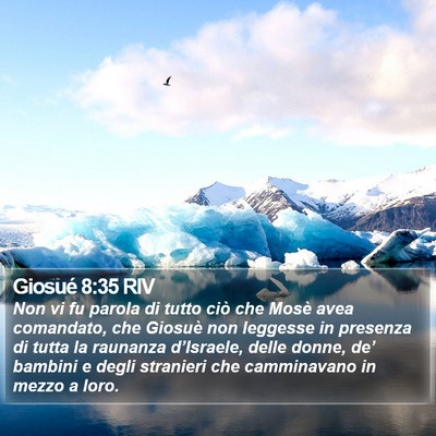 Giosué 8:35 RIV Bible Verse Image