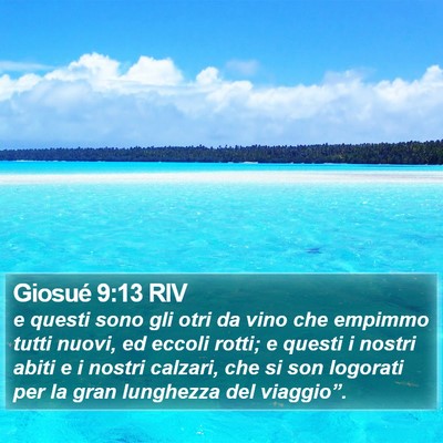 Giosué 9:13 RIV Bible Verse Image