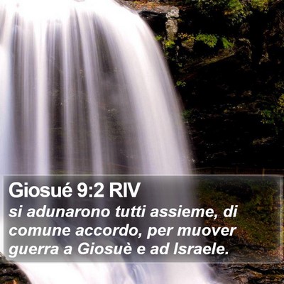 Giosué 9:2 RIV Bible Verse Image