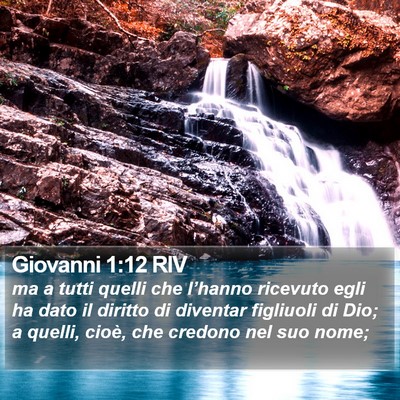 Giovanni 1:12 RIV Bible Verse Image