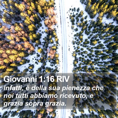 Giovanni 1:16 RIV Bible Verse Image