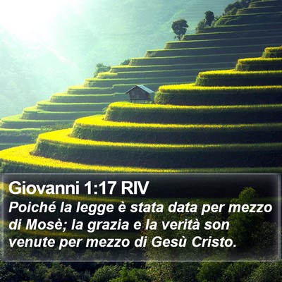 Giovanni 1:17 RIV Bible Verse Image