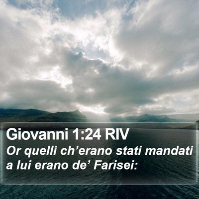 Giovanni 1:24 RIV Bible Verse Image