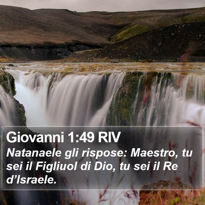 Giovanni 1:49 RIV Bible Verse Image