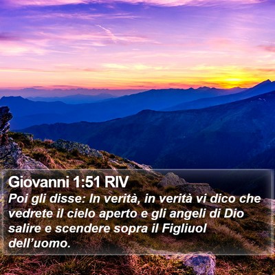 Giovanni 1:51 RIV Bible Verse Image