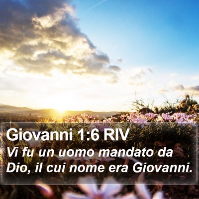 Giovanni 1:6 RIV Bible Verse Image