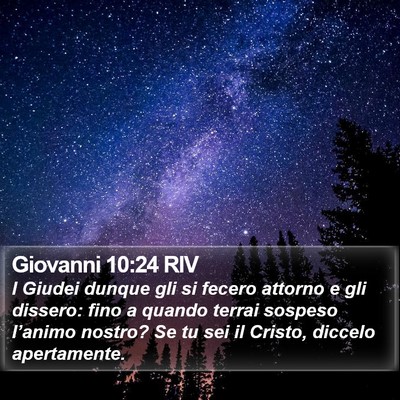 Giovanni 10:24 RIV Bible Verse Image