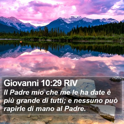 Giovanni 10:29 RIV Bible Verse Image