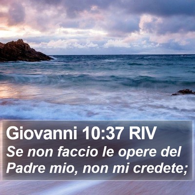 Giovanni 10:37 RIV Bible Verse Image