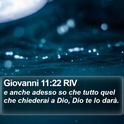 Giovanni 11:22 RIV Bible Verse Image