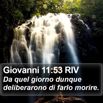 Giovanni 11:53 RIV Bible Verse Image