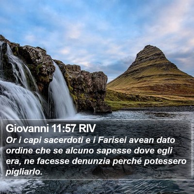 Giovanni 11:57 RIV Bible Verse Image