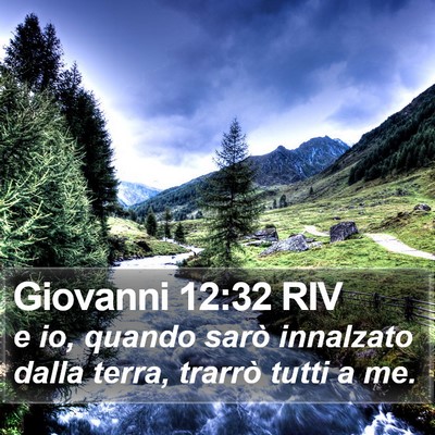 Giovanni 12:32 RIV Bible Verse Image