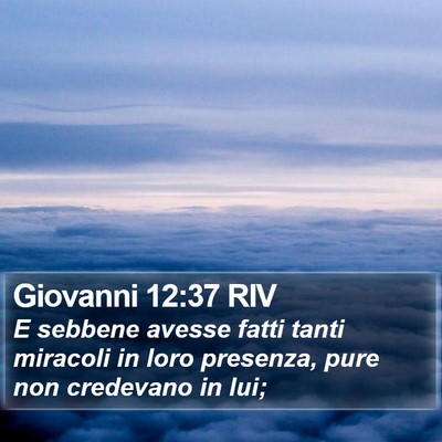 Giovanni 12:37 RIV Bible Verse Image