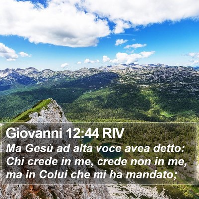 Giovanni 12:44 RIV Bible Verse Image