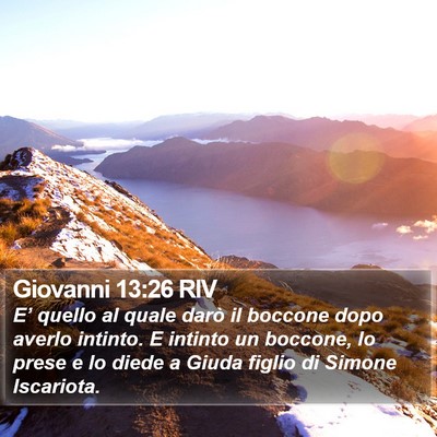 Giovanni 13:26 RIV Bible Verse Image