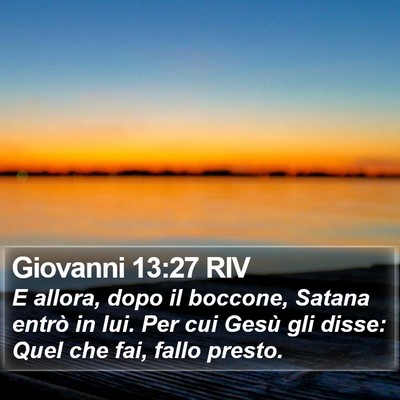 Giovanni 13:27 RIV Bible Verse Image