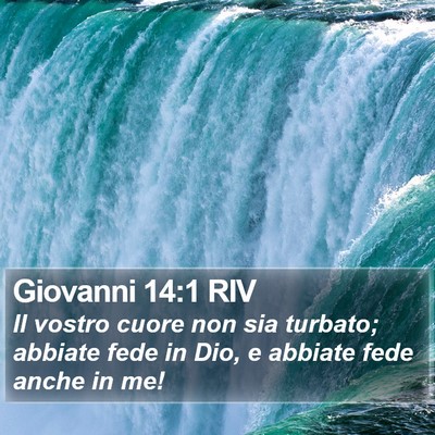 Giovanni 14:1 RIV Bible Verse Image