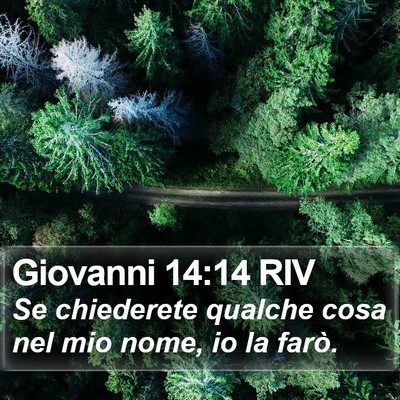 Giovanni 14:14 RIV Bible Verse Image