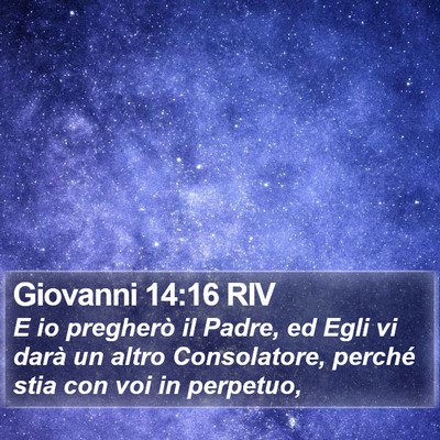 Giovanni 14:16 RIV Bible Verse Image