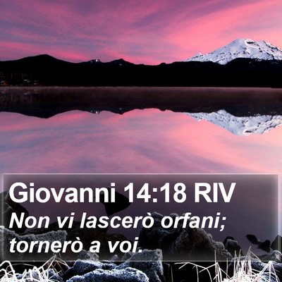 Giovanni 14:18 RIV Bible Verse Image