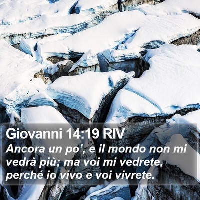 Giovanni 14:19 RIV Bible Verse Image
