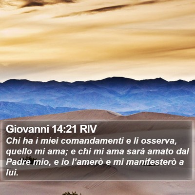 Giovanni 14:21 RIV Bible Verse Image
