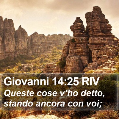 Giovanni 14:25 RIV Bible Verse Image