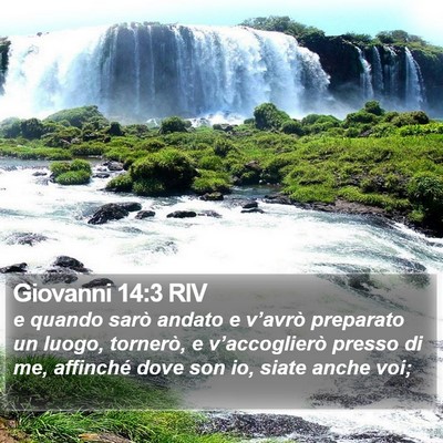 Giovanni 14:3 RIV Bible Verse Image