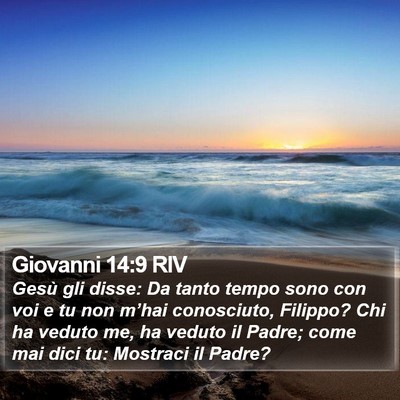Giovanni 14:9 RIV Bible Verse Image