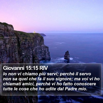 Giovanni 15:15 RIV Bible Verse Image