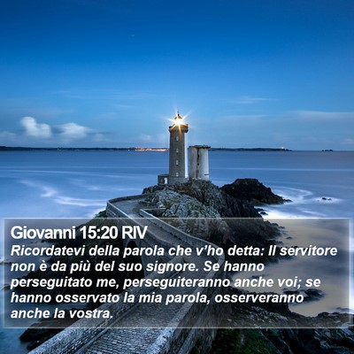 Giovanni 15:20 RIV Bible Verse Image