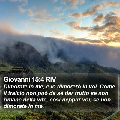 Giovanni 15:4 RIV Bible Verse Image