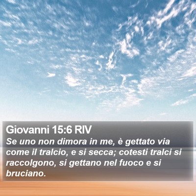 Giovanni 15:6 RIV Bible Verse Image