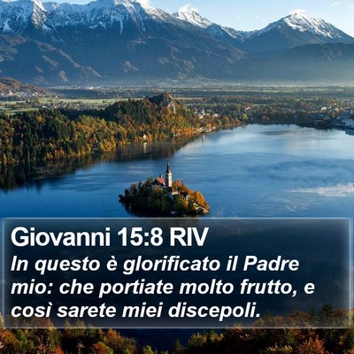 Giovanni 15:8 RIV Bible Verse Image