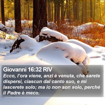 Giovanni 16:32 RIV Bible Verse Image