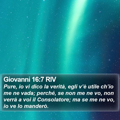Giovanni 16:7 RIV Bible Verse Image