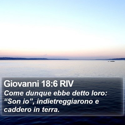 Giovanni 18:6 RIV Bible Verse Image
