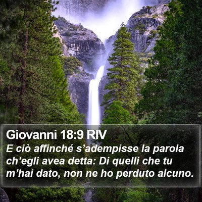 Giovanni 18:9 RIV Bible Verse Image