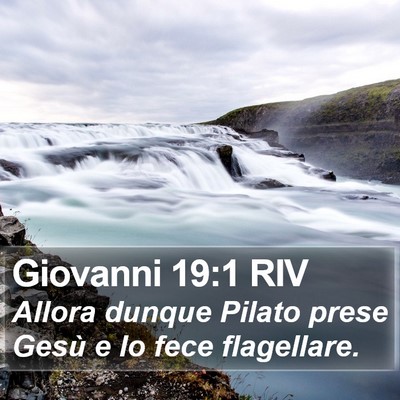 Giovanni 19:1 RIV Bible Verse Image