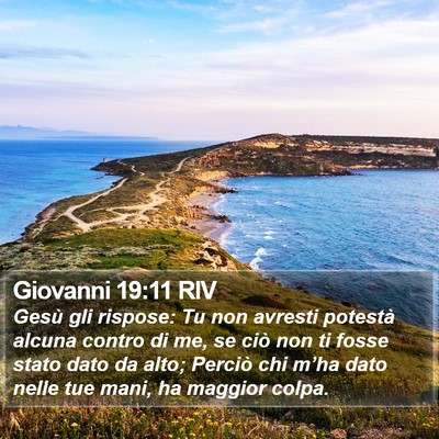 Giovanni 19:11 RIV Bible Verse Image