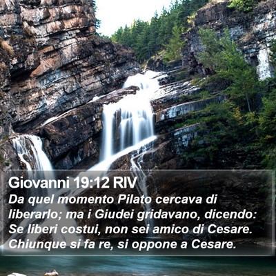 Giovanni 19:12 RIV Bible Verse Image